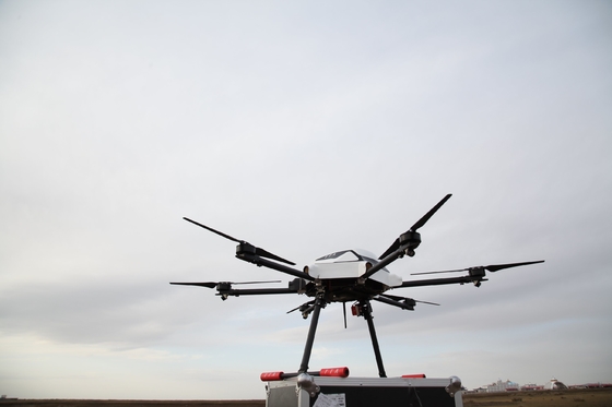 M6fa-6rotors Γεωργικό ψεκαστήρα Uav Ανερόστερο ελικόπτερο ψεκαστήρα με 21inch Prop
