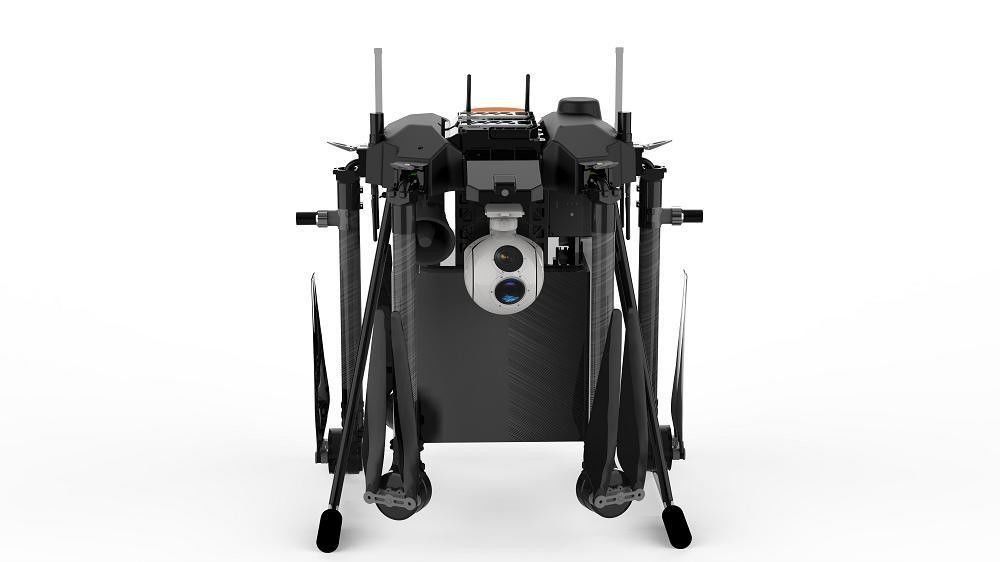 Έξυπνο Βιομηχανικό Drone Ψεκασμού Φαρμάκων με Μπεκ Ψεκασμού, Έλικα και Αντλία Ψεκασμού