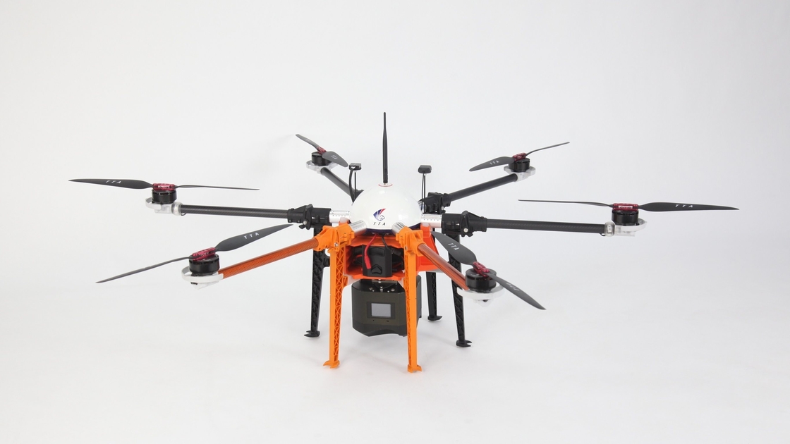 M6E-EDU 6 Άξονας Agri Uav Pulverizadora Agricola Fertilizer Drone για τη γεωργική ψεκασμό